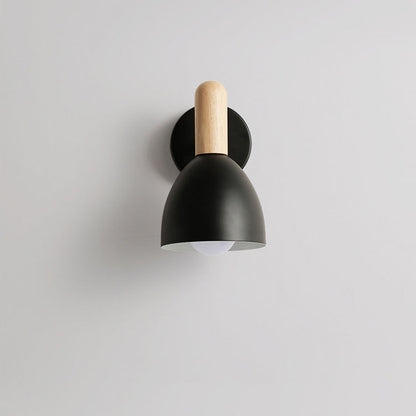 Macaroon Iron Cannonball Shape 1-Light Wall Sconce Lamp