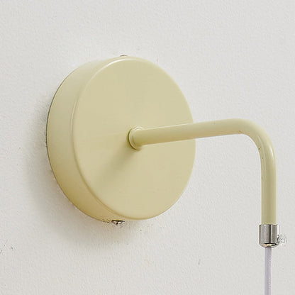 Small Pumpkin Shape Hardware PE 1-Light Wall Sconce Lamp