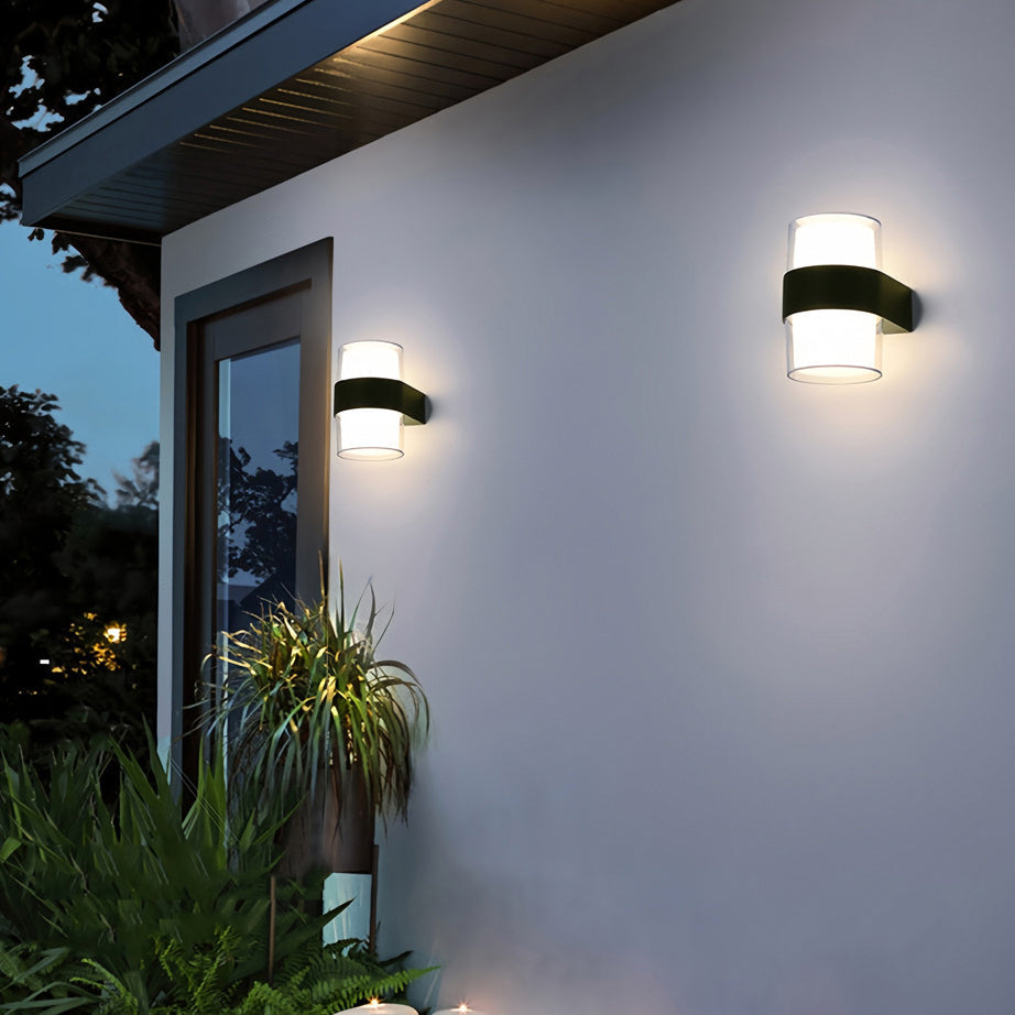 Waterproof Round Square Plastic LED Wall Sconce Lamp