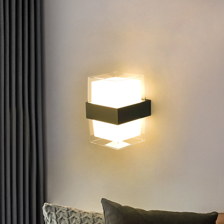 Waterproof Round Square Plastic LED Wall Sconce Lamp
