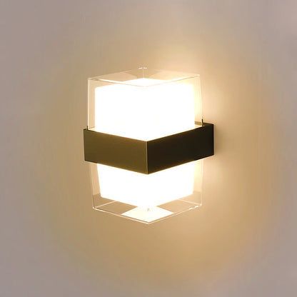 Waterproof Round Square Plastic LED Wall Sconce Lamp