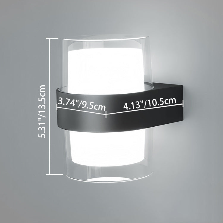 Waterproof Round Square Plastic LED Wall Sconce Lamp