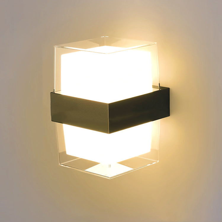 Waterproof Round Square Plastic LED Wall Sconce Lamp