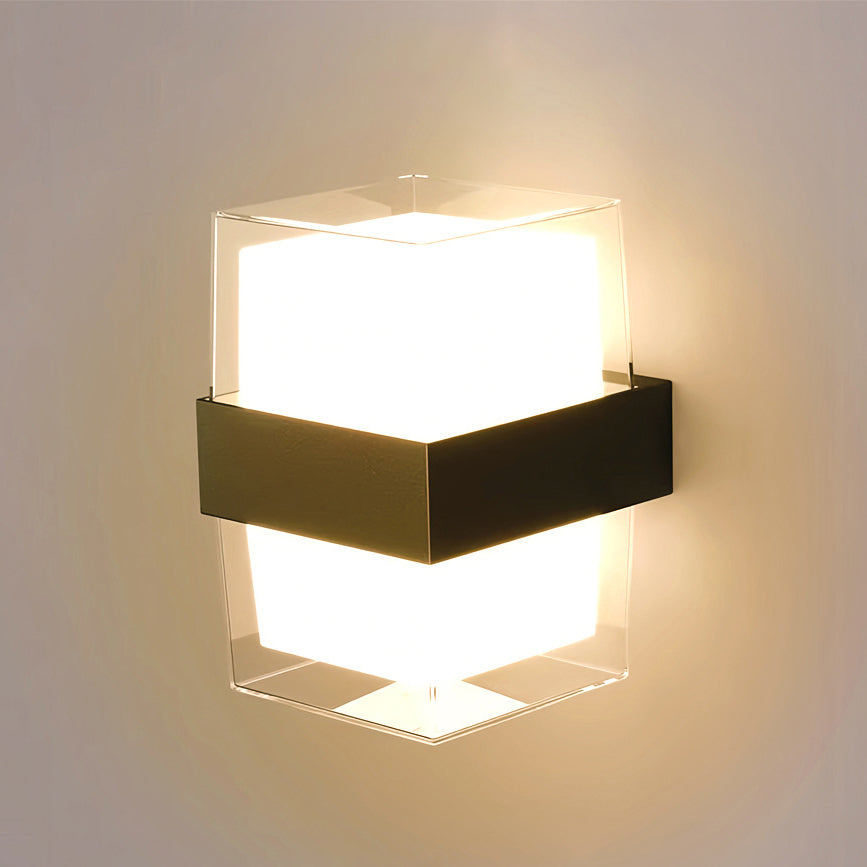Waterproof Round Square Plastic LED Wall Sconce Lamp