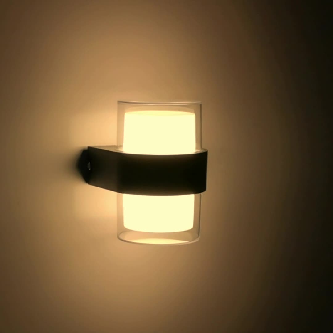 Waterproof Round Square Plastic LED Wall Sconce Lamp