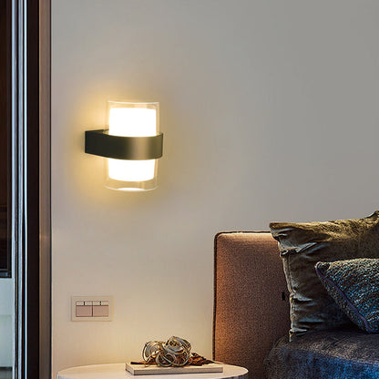 Waterproof Round Square Plastic LED Wall Sconce Lamp