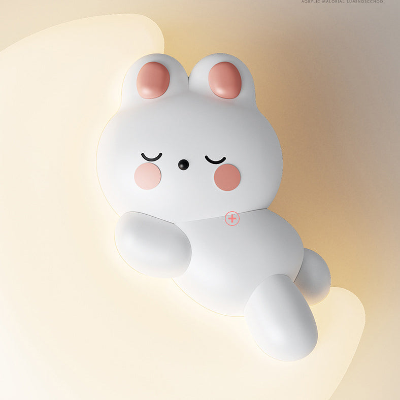 Cartoon Bear Star Moon Shape PE Iron LED Wall Sconce Lamp