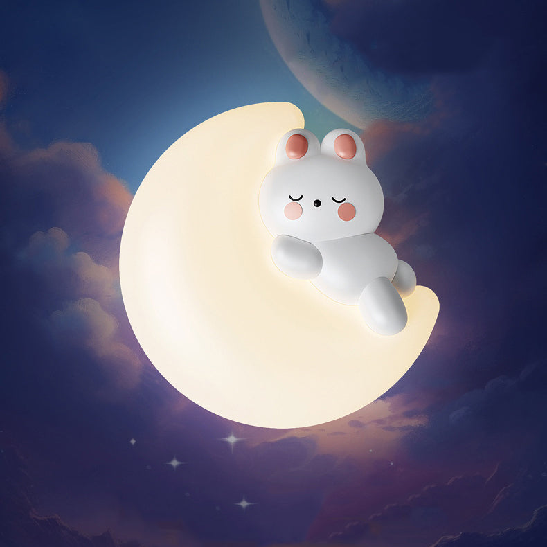 Cartoon Bear Star Moon Shape PE Iron LED Wall Sconce Lamp