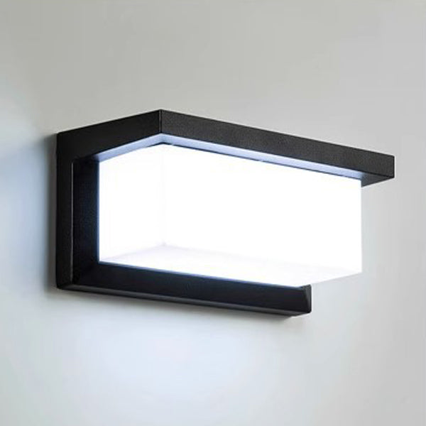 Rectangular Waterproof Aluminum LED Wall Sconce Lamp