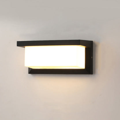 Rectangular Waterproof Aluminum LED Wall Sconce Lamp