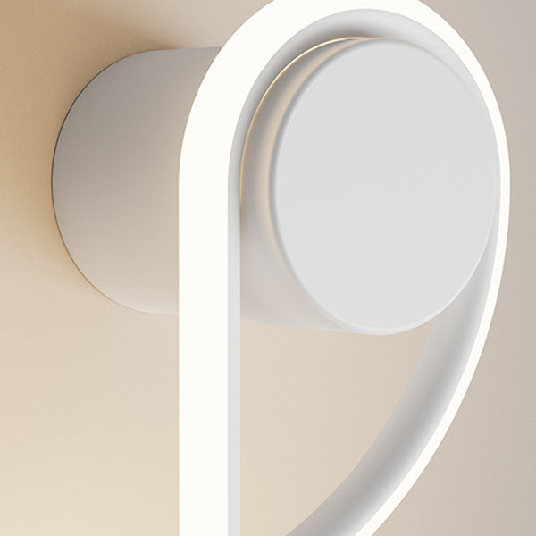 Musical Note Acrylic Iron Aluminum LED Wall Sconce Lamp