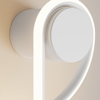 Musical Note Acrylic Iron Aluminum LED Wall Sconce Lamp