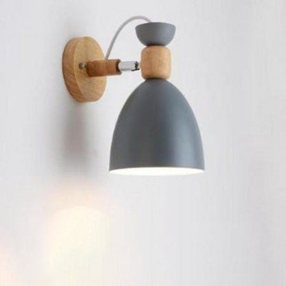 Rotatable Iron Round Trumpet Shape 1-Light Wall Sconce Lamp