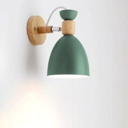 Rotatable Iron Round Trumpet Shape 1-Light Wall Sconce Lamp