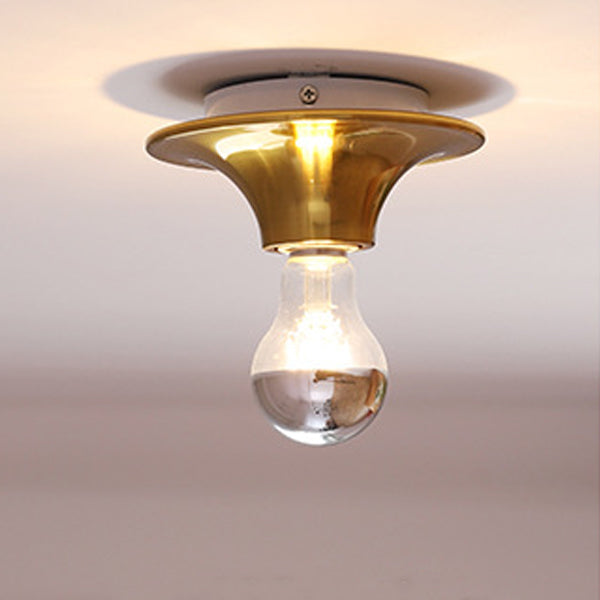 Modern Mid-Century UFO Shape Iron 1-Light Wall Sconce Lamp