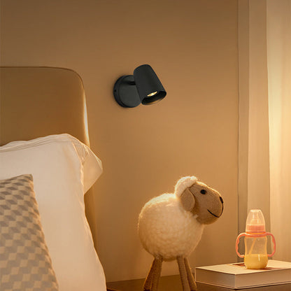 Adjustable Shape Round Base Iron 1-Light Wall Sconce Lamp