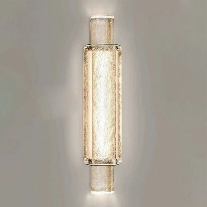 Luxury Bubble Cylinder Iron Glass LED Wall Sconce Lamp