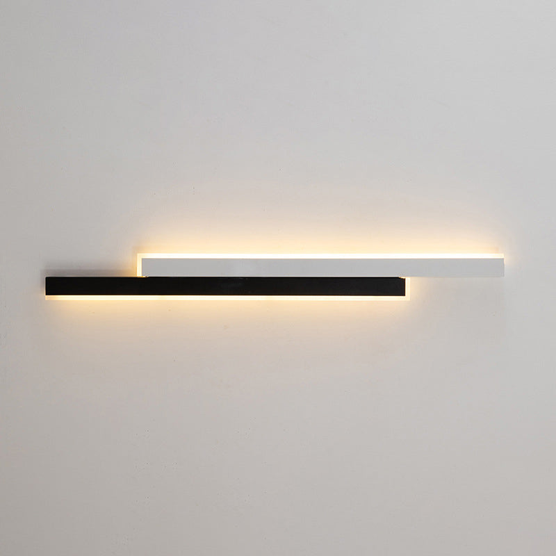Double Long Strip Acrylic Iron LED Wall Sconce Lamp