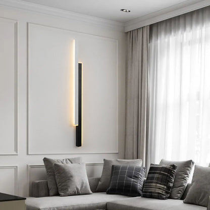 Double Long Strip Acrylic Iron LED Wall Sconce Lamp
