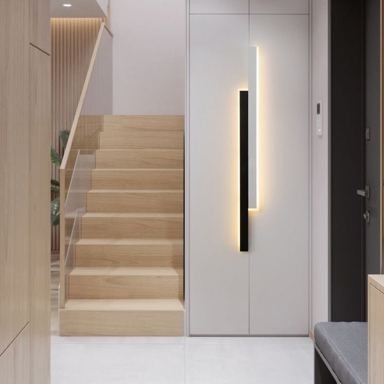 Double Long Strip Acrylic Iron LED Wall Sconce Lamp