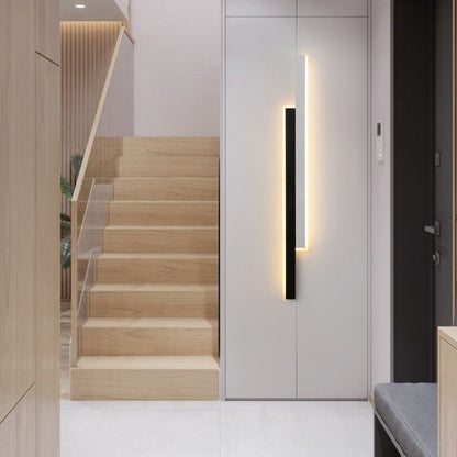 Double Long Strip Acrylic Iron LED Wall Sconce Lamp