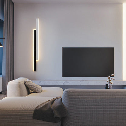 Double Long Strip Acrylic Iron LED Wall Sconce Lamp