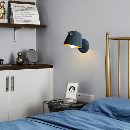 Contemporary Nordic Round Bowl Iron Frame 1-Light