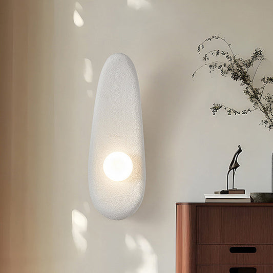 Japanese High-Density Polystyrene 1-Light Wall Sconce Lamp
