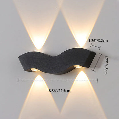 Waterproof Circle Aluminum LED Outdoor Wall Sconce Lamp