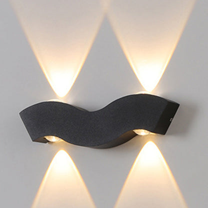Waterproof Circle Aluminum LED Outdoor Wall Sconce Lamp