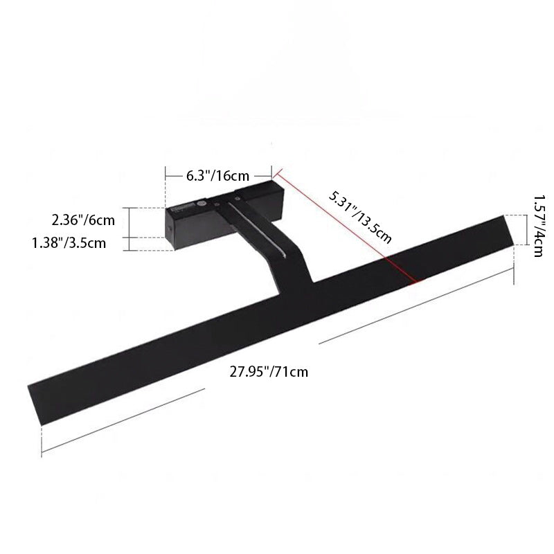Long Acrylic LED Vanity Light Mirror Front Wall Sconce Lamp