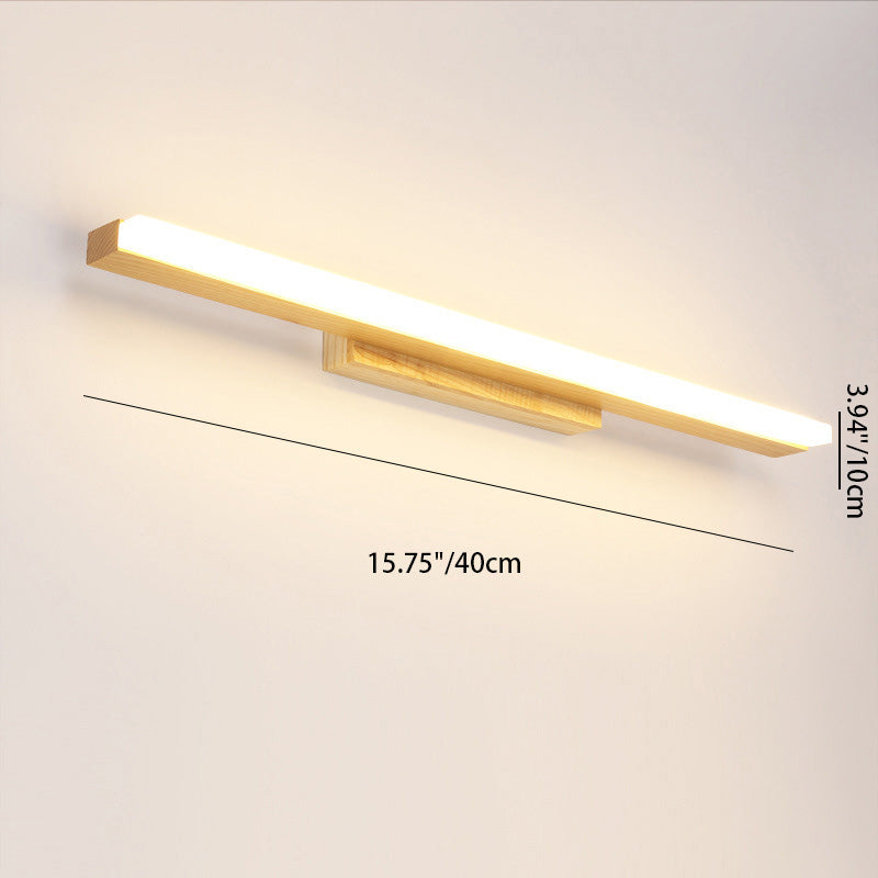 Scandinavian LED Vanity Light Mirror Front Wall Sconce Lamp