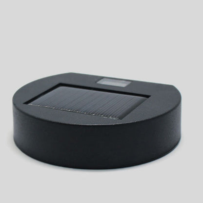 Solar Round Rectangle ABS PVC LED Outdoor Wall Sconce Lamp