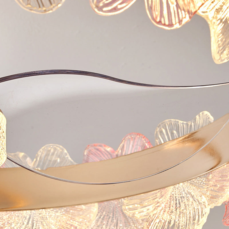 Contemporary Flower Ceiling Fan Light