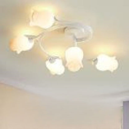 Contemporary PE Flower Ceiling Light