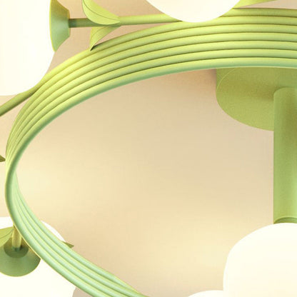 Contemporary PE Flower Ceiling Light