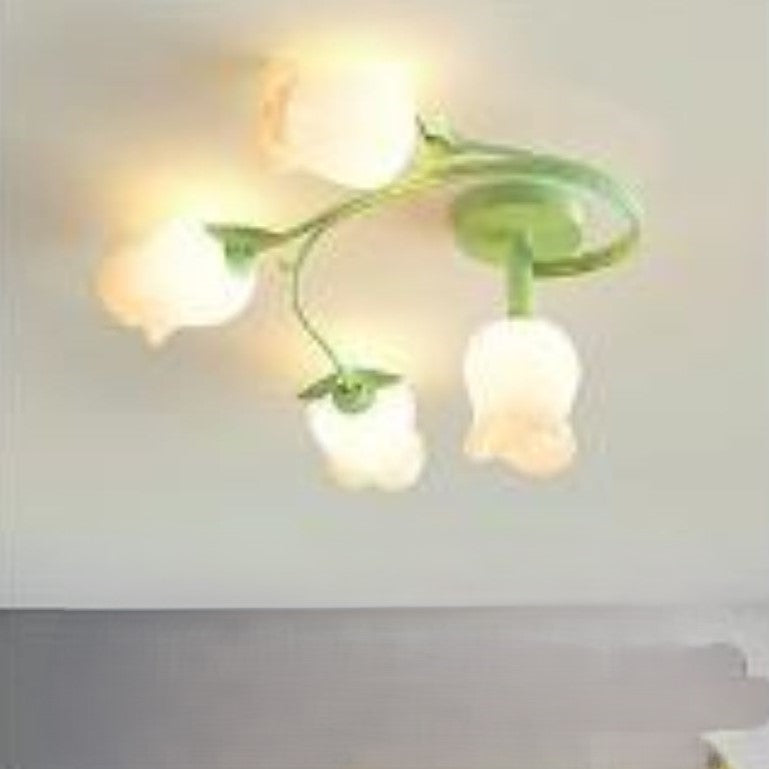 Contemporary PE Flower Ceiling Light