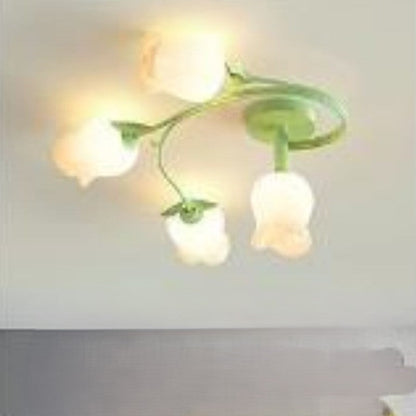 Contemporary PE Flower Ceiling Light