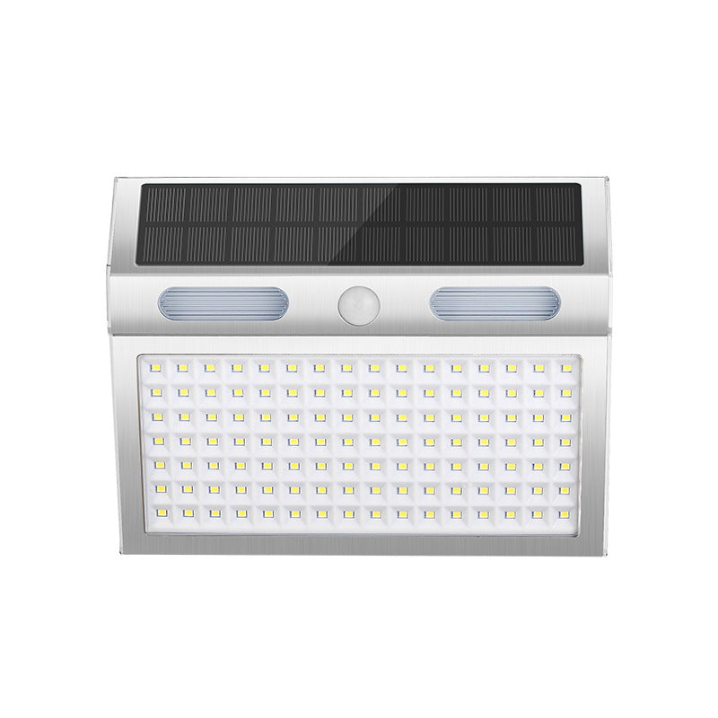 Solar Stainless Steel PC LED Outdoor Wall Sconce Lamp