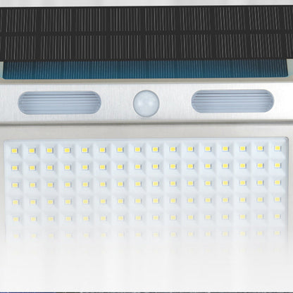 Solar Stainless Steel PC LED Outdoor Wall Sconce Lamp