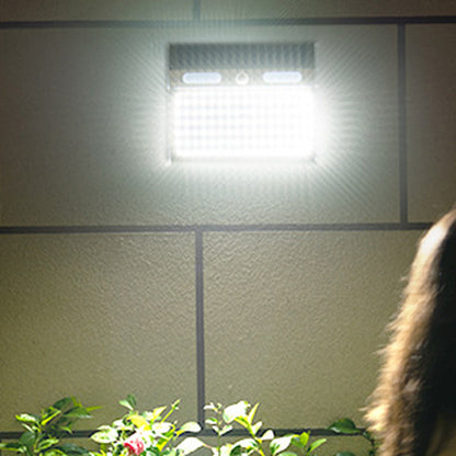 Solar Stainless Steel PC LED Outdoor Wall Sconce Lamp