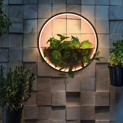 Scandinavian Steel Aluminum LED Outdoor Wall Sconce Lamp