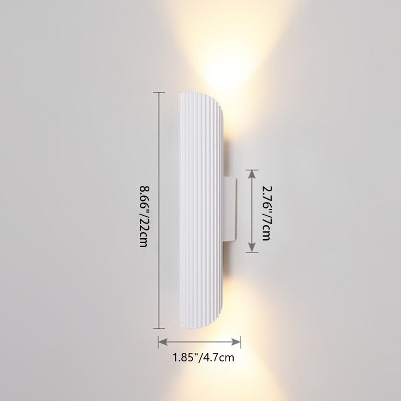 Scandinavian Iron Aluminum Acrylic LED Wall Sconce Lamp