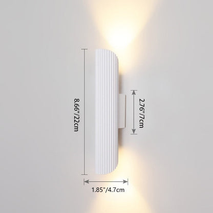 Scandinavian Iron Aluminum Acrylic LED Wall Sconce Lamp