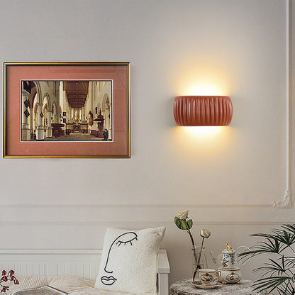 Scandinavian Pumpkin Resin Iron 2-Light Wall Sconce Lamp