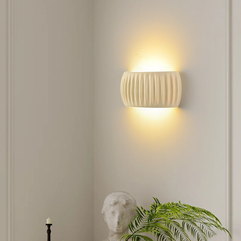 Scandinavian Pumpkin Resin Iron 2-Light Wall Sconce Lamp