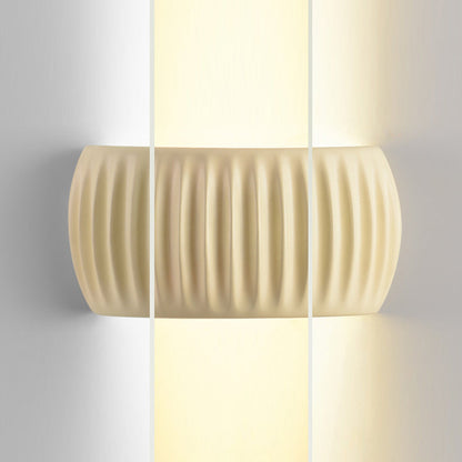 Scandinavian Pumpkin Resin Iron 2-Light Wall Sconce Lamp