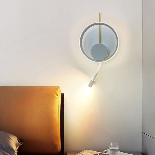 Scandinavian Iron Aluminum Acrylic LED Wall Sconce Lamp