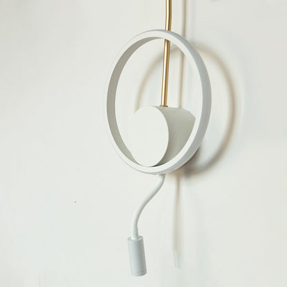 Scandinavian Iron Aluminum Acrylic LED Wall Sconce Lamp