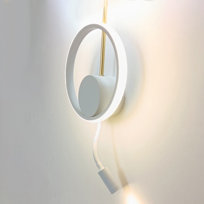 Scandinavian Iron Aluminum Acrylic LED Wall Sconce Lamp
